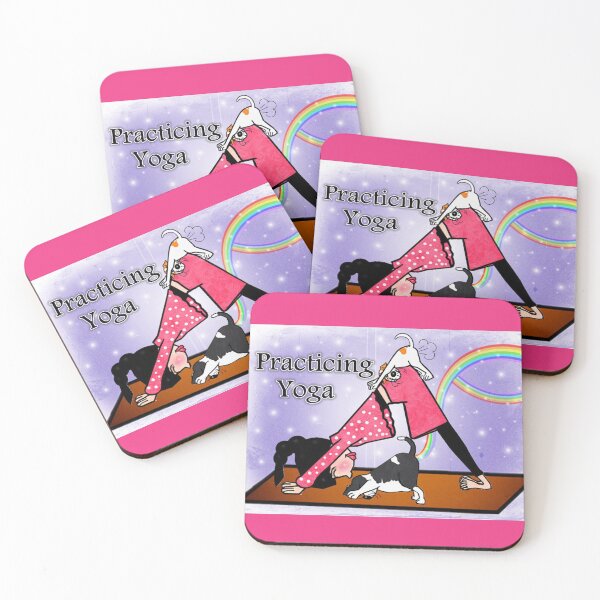 Item preview, Animal - Dogs - Practicing Yoga  designed and sold by Shirley cute art .