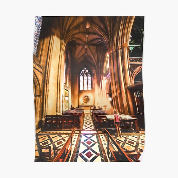 Divine Light (digital painting) Poster