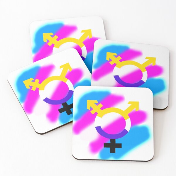 Item preview, Trans and Non-binary Pride designed and sold by Blujaydraws.
