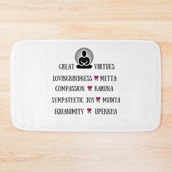 Item preview, The great Buddhist virtues designed and sold by WiseBlissful.
