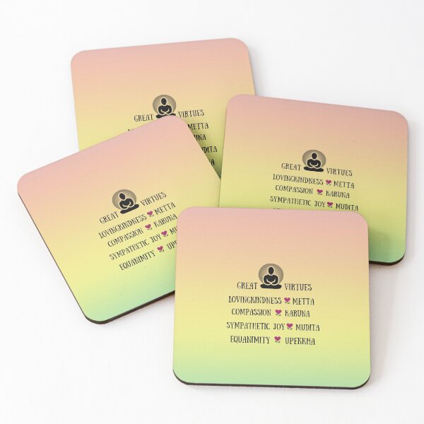 Item preview, The great Buddhist virtues designed and sold by WiseBlissful.