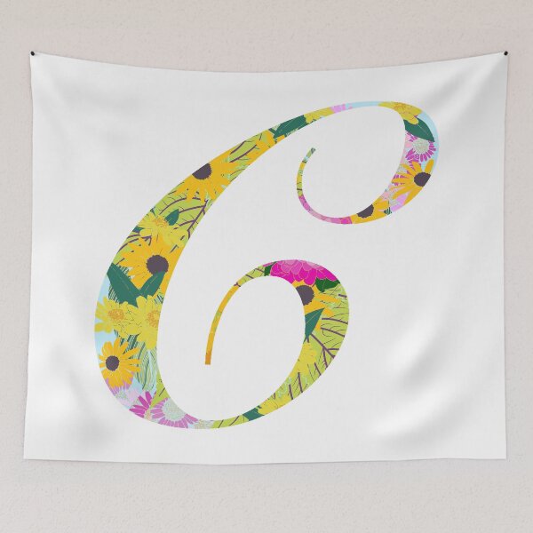 Item preview, Monogram Floral Cursive Letter C designed and sold by sporadicdoodlin.