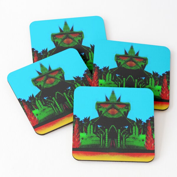 Item preview, NEON TEMPLE POP ART DESIGN IN WILD MULTICOLOR NEONS BY JANE HOLLOWAY designed and sold by Jane Holloway.