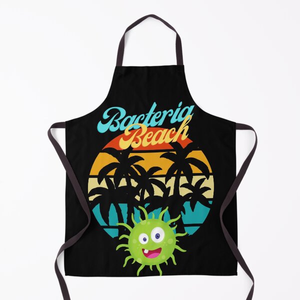 Item preview, BACTERIA BEACH PALM TREES RETRO SUNSET FUNNY Micro designed and sold by Hippiesole.
