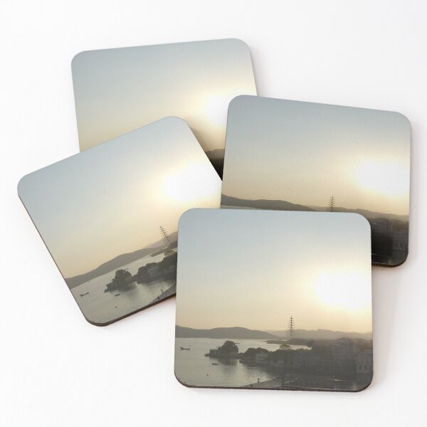 Item preview, Lake Udaipur, Indian sunset designed and sold by Zooburbia.