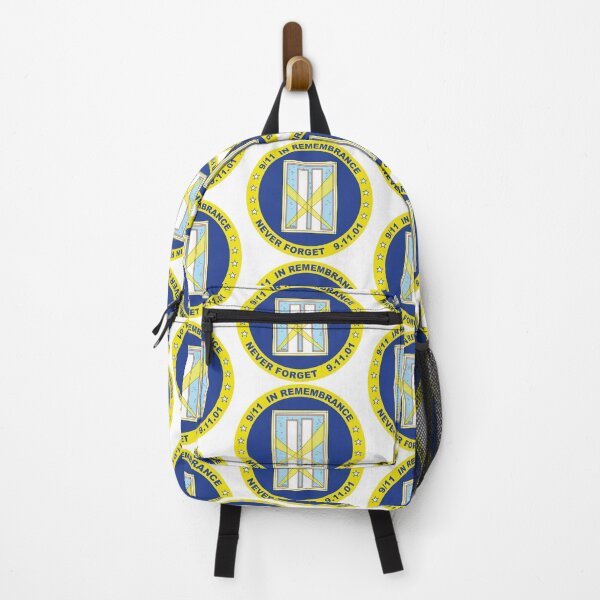 Item preview, 9/11 in Remembrance,  Never Forget, 9.11.01 in Dark Blue and Yellow designed and sold by Neil Feigeles.