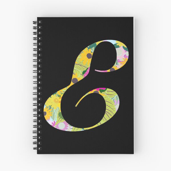 Item preview, Monogram Floral Cursive Letter E designed and sold by sporadicdoodlin.