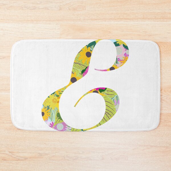Item preview, Monogram Floral Cursive Letter E designed and sold by sporadicdoodlin.