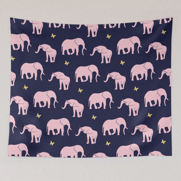 Item preview, Pink Elephant Print designed and sold by Patterns-By-Lou.