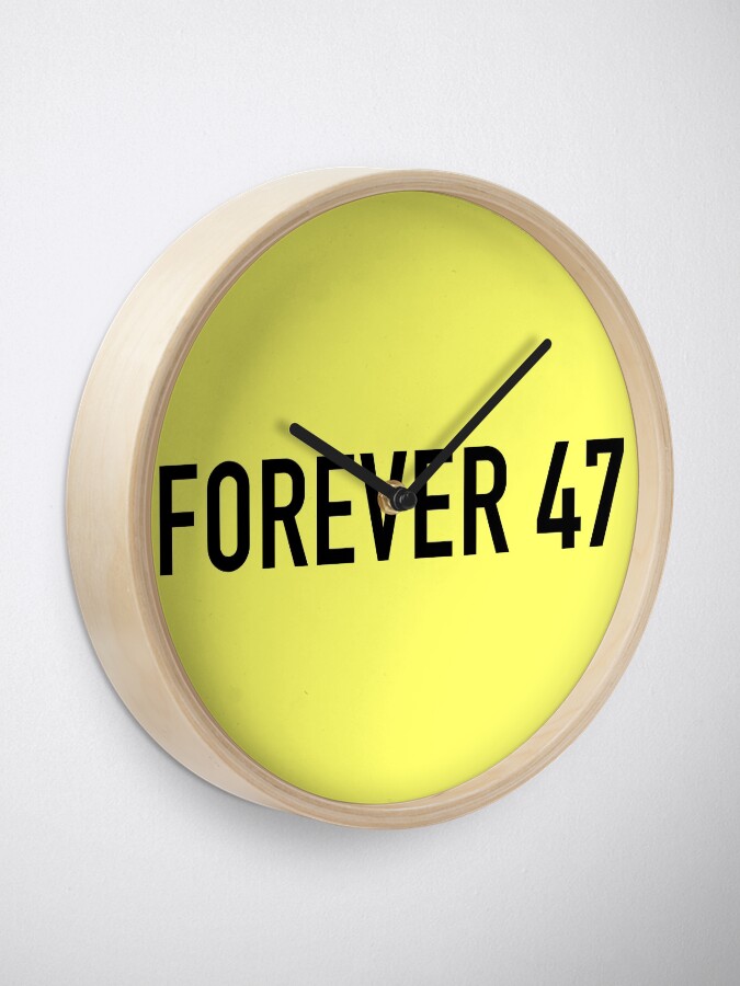 Alternate view of Forever 47 Clock