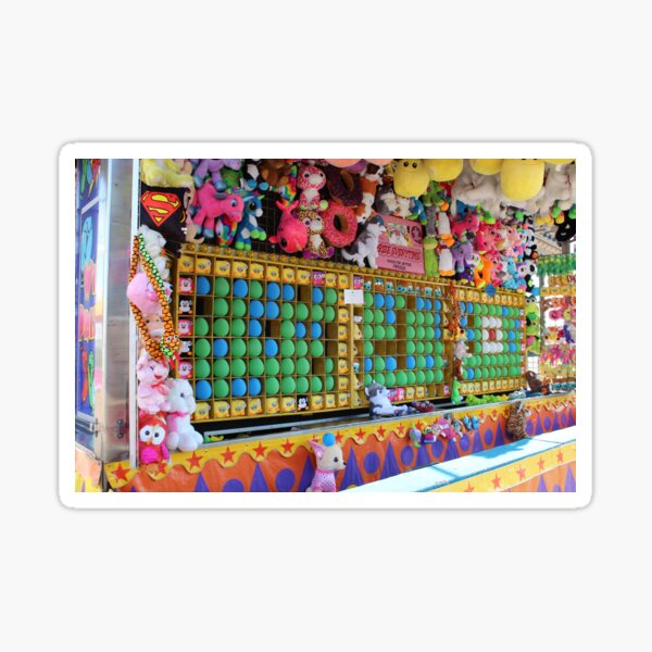 Carnival Balloon Game Sticker