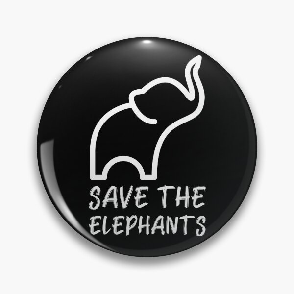 Item preview, Save the Elephants White Elephant Logo designed and sold by javes93.