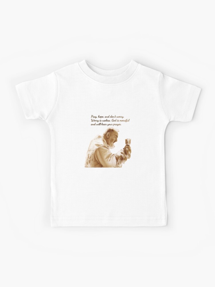 Camiseta para niños «San Padre Pio de Pietrelcina» de neteor | Redbubble