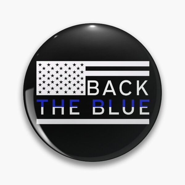 Item preview, Thin Blue Line - Back The BLUE Flag designed and sold by Michael Schmidt.