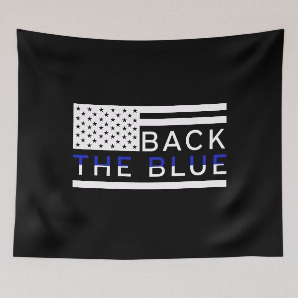 Item preview, Thin Blue Line - Back The BLUE Flag designed and sold by Michael Schmidt.