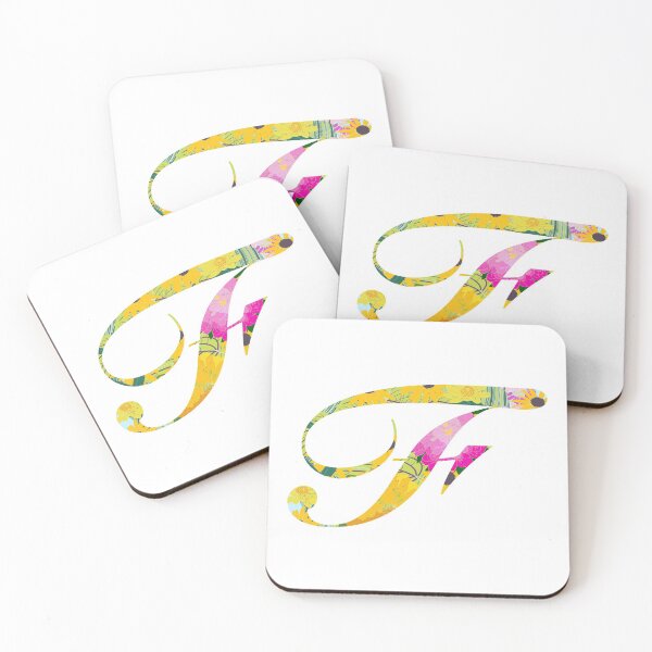 Item preview, Monogram Floral Cursive Letter F designed and sold by sporadicdoodlin.