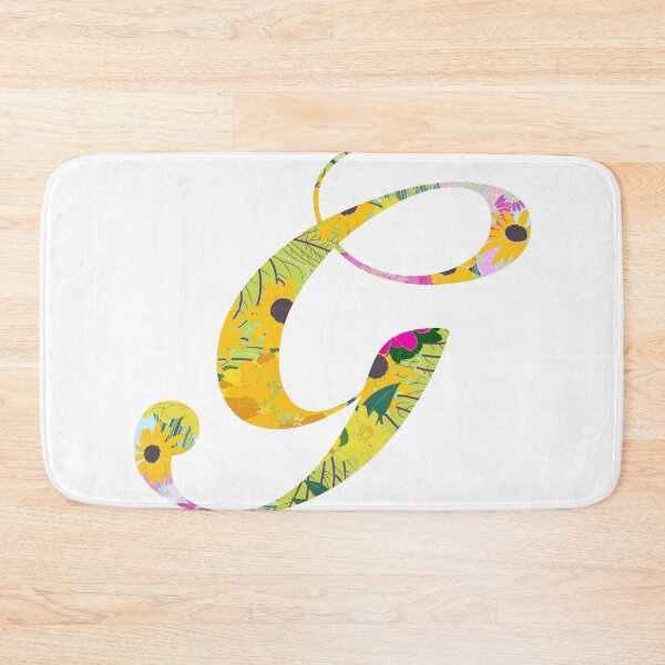 Item preview, Monogram Floral Cursive Letter G designed and sold by sporadicdoodlin.