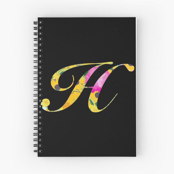 Item preview, Monogram Floral Cursive Letter H designed and sold by sporadicdoodlin.