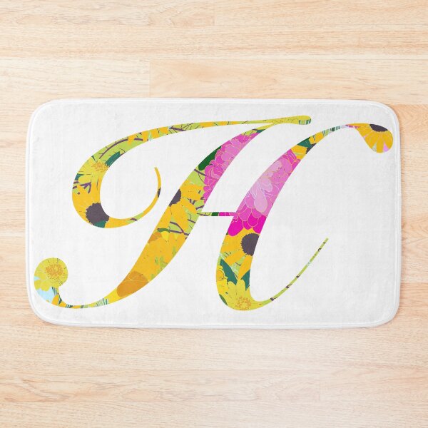 Item preview, Monogram Floral Cursive Letter H designed and sold by sporadicdoodlin.