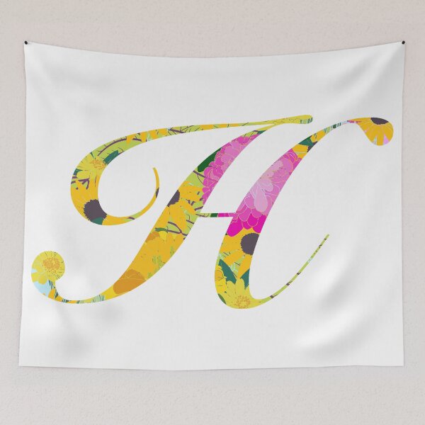 Item preview, Monogram Floral Cursive Letter H designed and sold by sporadicdoodlin.