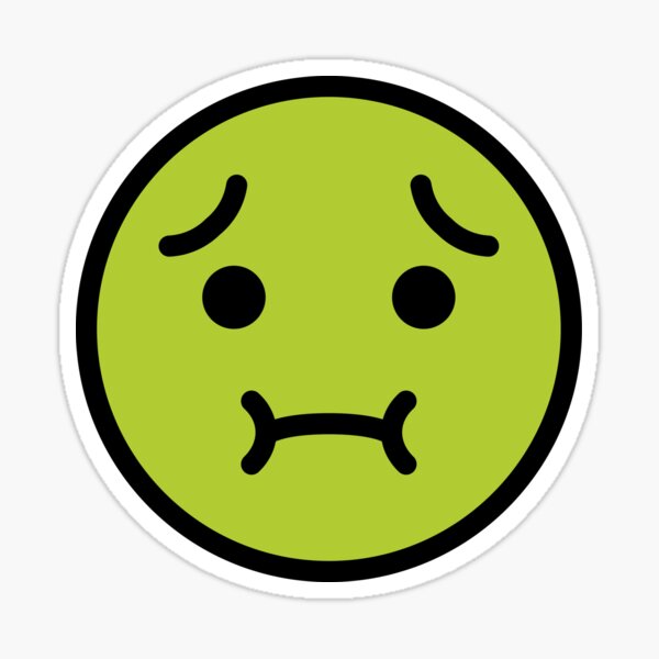 Sick Face Stickers Redbubble - roblox normal face decal