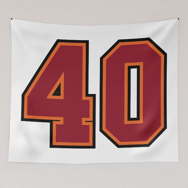 Item preview, Number 40 Sports Tampa Fourty Jersey designed and sold by HelloFromAja.