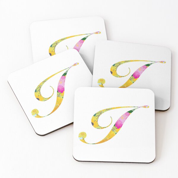 Item preview, Monogram Floral Cursive Letter I designed and sold by sporadicdoodlin.
