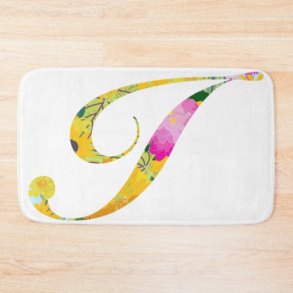 Item preview, Monogram Floral Cursive Letter I designed and sold by sporadicdoodlin.
