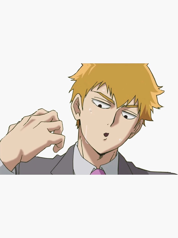 Arataka Reigen Sticker For Sale By Kawaiicrossing Redbubble