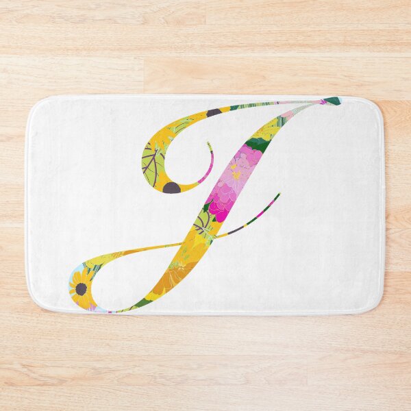Item preview, Monogram Floral Cursive Letter J designed and sold by sporadicdoodlin.