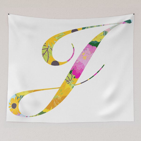 Item preview, Monogram Floral Cursive Letter J designed and sold by sporadicdoodlin.