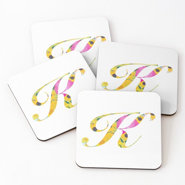 Item preview, Monogram Floral Cursive Letter K designed and sold by sporadicdoodlin.