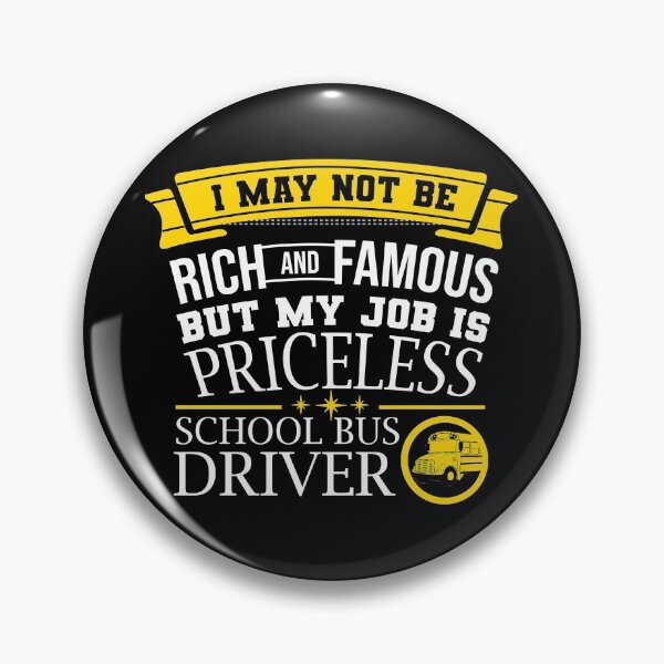 Item preview, School Bus Driver Masks Rich and Famous designed and sold by FanaticTee.