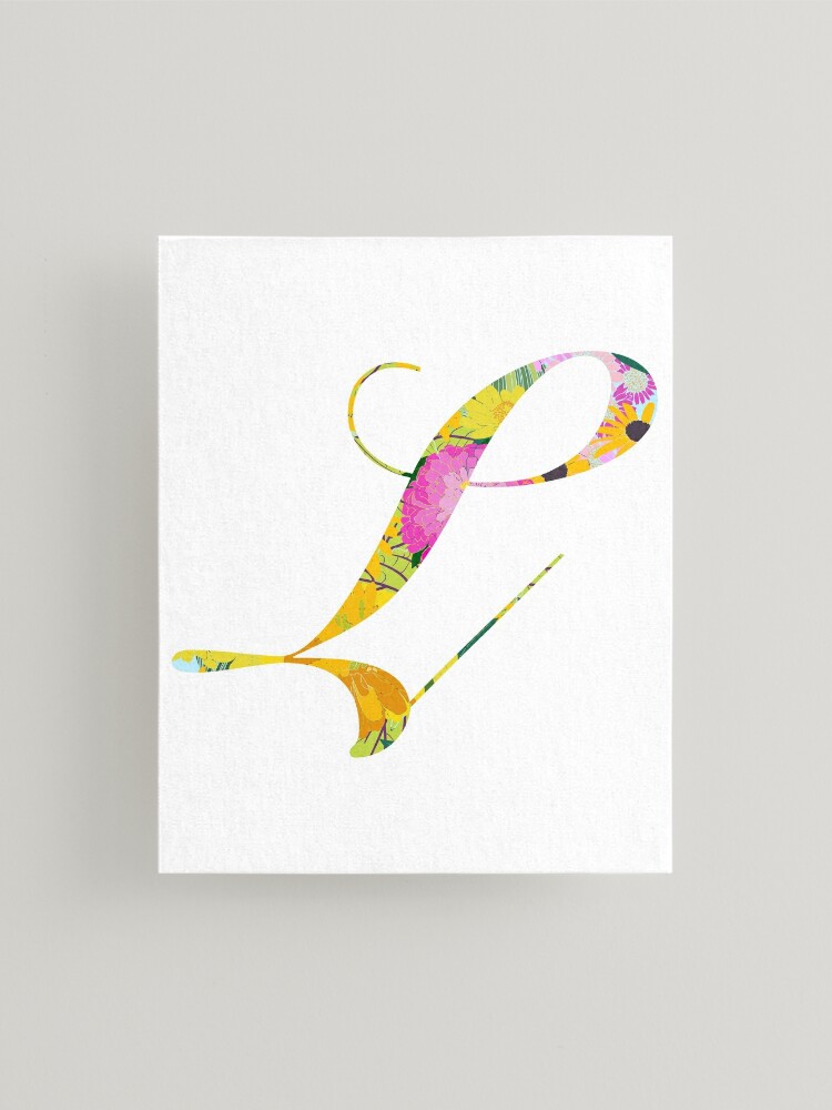 Monogram Galaxy Cursive Letter P Canvas Print for Sale by sporadicdoodlin