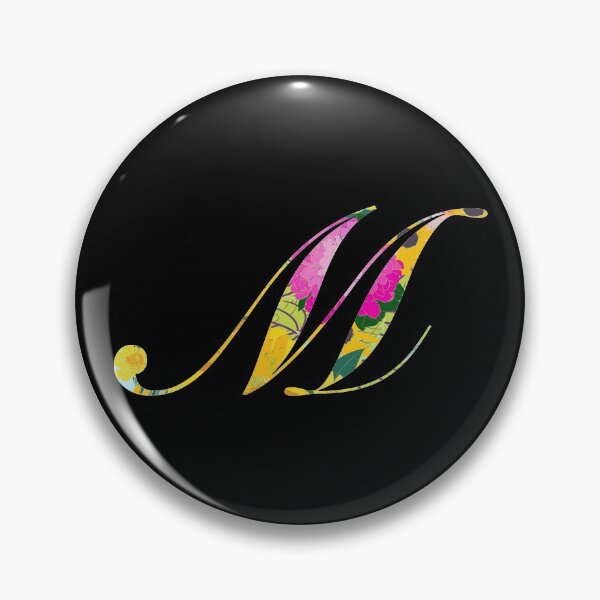 Item preview, Monogram Floral Cursive Letter M designed and sold by sporadicdoodlin.