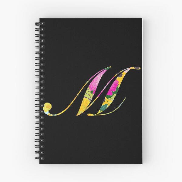 Item preview, Monogram Floral Cursive Letter M designed and sold by sporadicdoodlin.