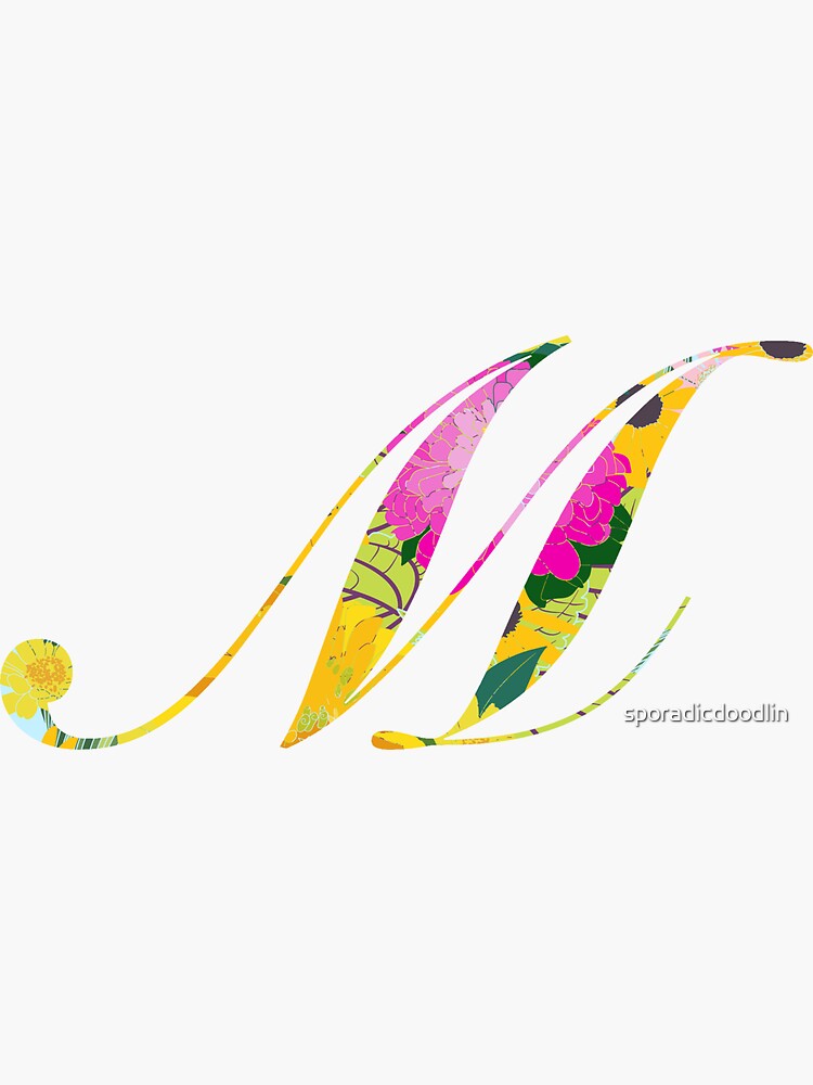 Monogram Galaxy Cursive Letter F Sticker for Sale by sporadicdoodlin