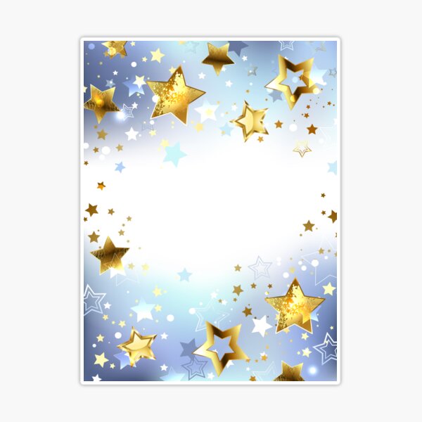 Gold Stars Pack Sticker for Sale by SoccaTamam