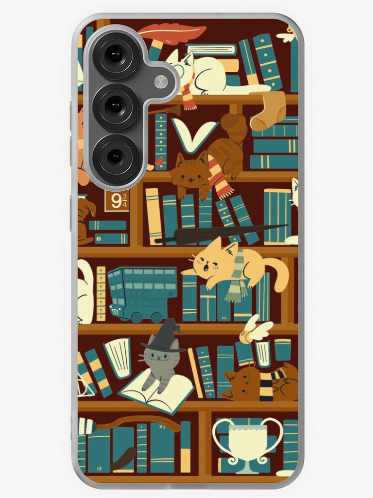 Thumbnail 1 of 4, Samsung Galaxy Phone Case, Library Magic School designed and sold by TaylorRoss1.