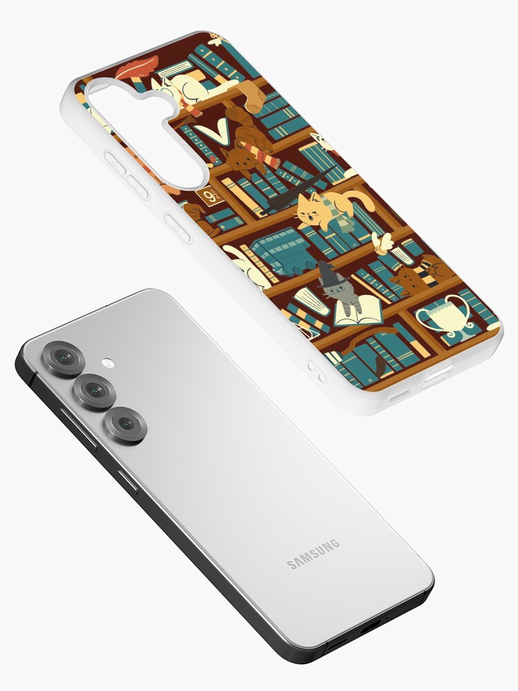Thumbnail 2 of 4, Samsung Galaxy Phone Case, Library Magic School designed and sold by TaylorRoss1.