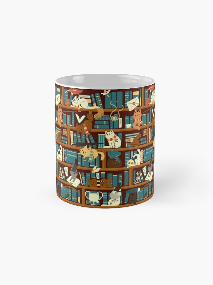 Thumbnail 4 of 6, Coffee Mug, Library Magic School designed and sold by TaylorRoss1.