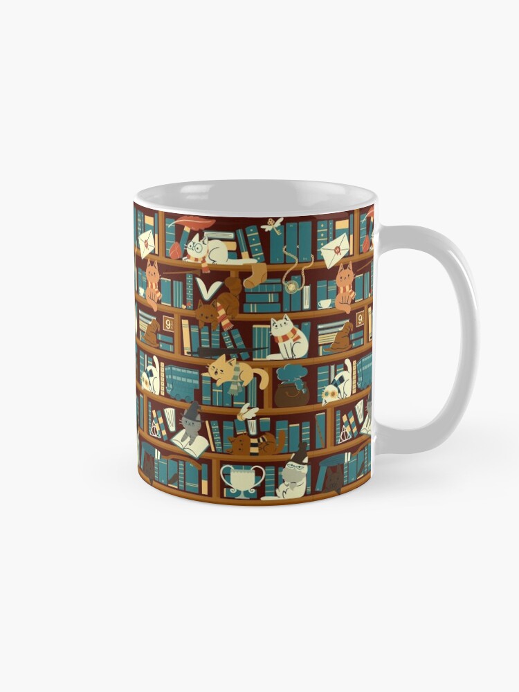 Thumbnail 5 of 6, Coffee Mug, Library Magic School designed and sold by TaylorRoss1.