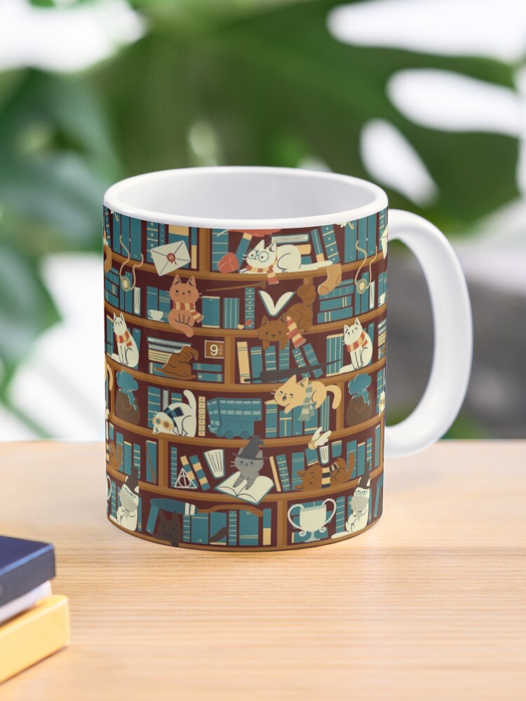 Thumbnail 1 of 6, Coffee Mug, Library Magic School designed and sold by TaylorRoss1.