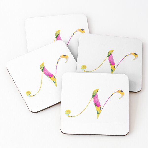 Item preview, Monogram Floral Cursive Letter N designed and sold by sporadicdoodlin.