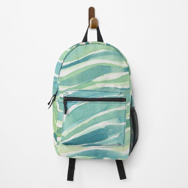 Blue Ocean Waves Backpack