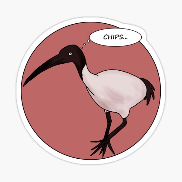 Item preview, Bin Chicken Loves Chips designed and sold by lifesacockatoo.