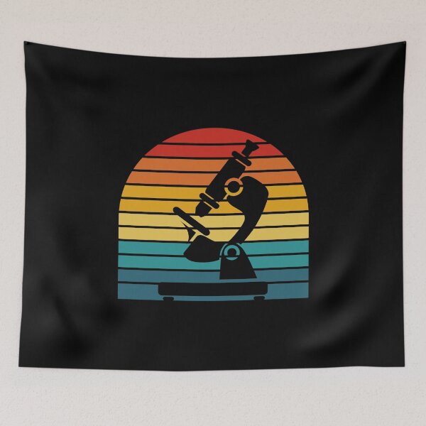 Item preview, RETRO VINTAGE SUNSET with MICROSCOPE  Micro designed and sold by Hippiesole.