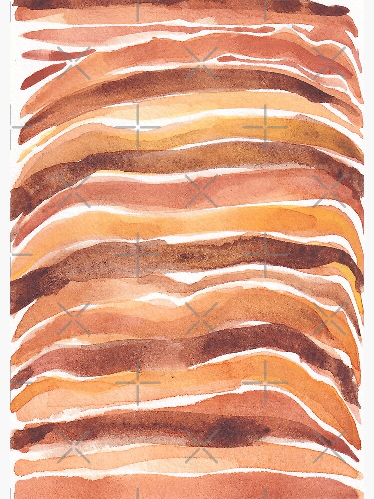 Tiger animal print_hand painted watercolour by ebozzastudio