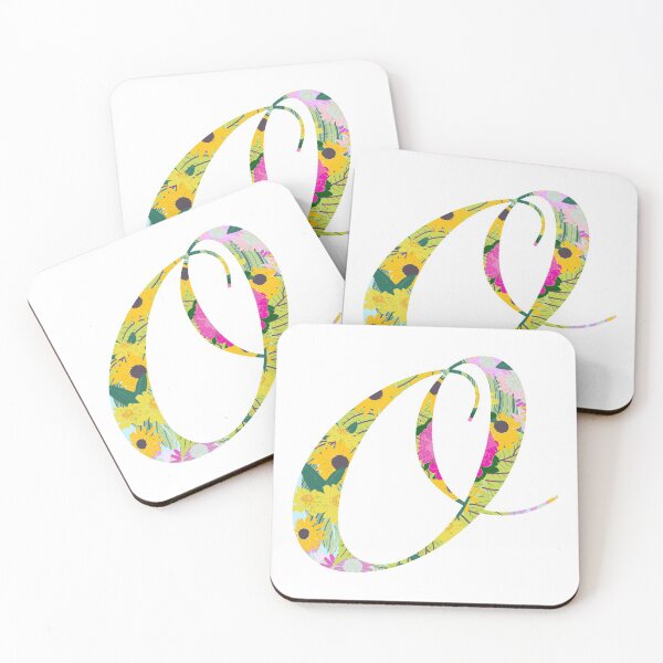 Item preview, Monogram Floral Cursive Letter O designed and sold by sporadicdoodlin.