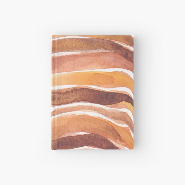 Tiger animal print_hand painted watercolour Hardcover Journal
